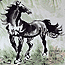 Asian Horse Artwork including Paintings, Wall Scrolls, and other Art