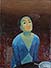 Iced Smile - Japanese Oil Painting