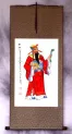 God of Money and Prosperity - Cai Shen - Wall Scroll