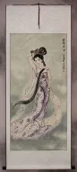 Chinese Woman Art Wall Scroll