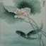 Chinese Fish and Flower Painting