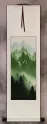 Companions Asian Cranes Landscape - Small Wall Scroll