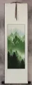 Companions Asian Cranes Landscape - Small Wall Scroll