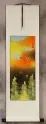 Cranes Taking Flight in Autumn - Small Wall Scroll