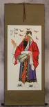 God of Good Luck and Fortune Wall Scroll