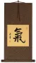 ENERGY - SPIRITUAL ESSENSE Chinese / Japanese Kanji Wall Scroll