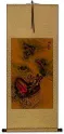 Flying Chinese Dragon - Asian Wall Scroll