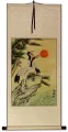 Antique-Style Cranes Wall Scroll
