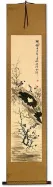 Bird and Flower Wall Scroll