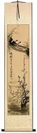 Bird and Flower Wall Scroll
