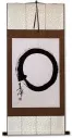 Large Enso Japanese Calligraphy Wall Scroll