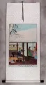 North Korean Village Scene Wall Scroll