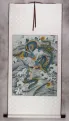 Dragons Playing in the Sea - Chinese Wall Scroll