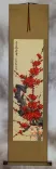 Red Plum Blossom Wall Scroll