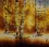 Autumn in Birch Forest - Asian Cranes Landscape Painting