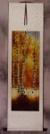 Autumn in Birch Forest - Asian Cranes Wall Scroll