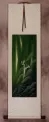 Summer Asian Cranes Landscape - Small Wall Scroll