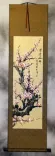 Pink Plum Blossom Wall Scroll