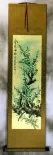 Colorful Green Plum Blossom Wall Scroll