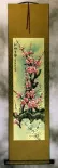 Pink Plum Blossom Wall Scroll