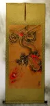 Flying Chinese Dragon - Asian Wall Scroll