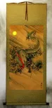 Flying Chinese Dragon - Asian Wall Scroll