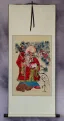 God of Longevity - Woodblock Print Wall Scroll