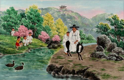 North Korean Simple Life Artwork