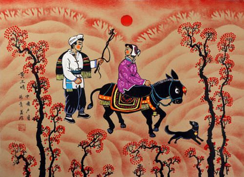 Pending Translation - Chinese Folk Art Painting