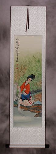 Xi Shi - Most Beautiful Woman in Chinese History - Wall Scroll