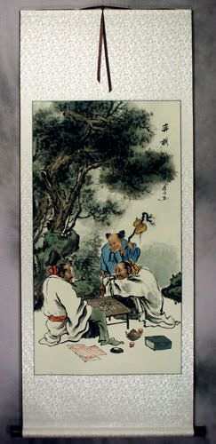 Chinese Chess - Ancient Style Wall Scroll